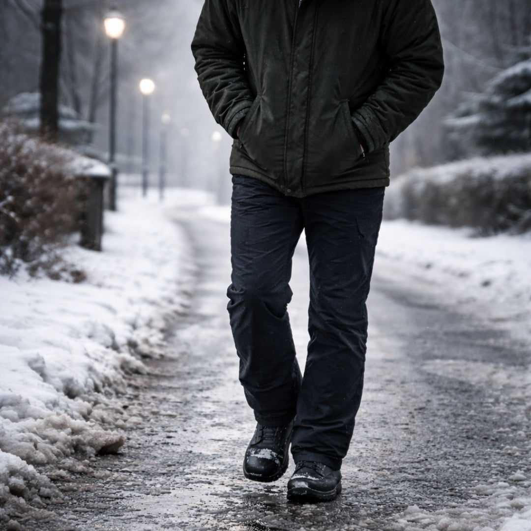 Det er ikke dig, der fryser. Det er bukserne.